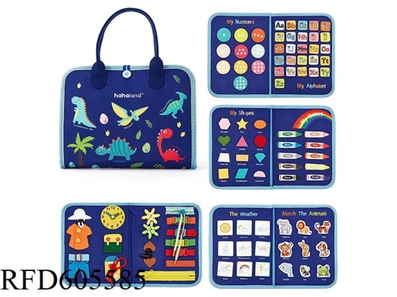 MONTOESSORI QUIET BOOK EARLY COGNITIVE LEARNING FELT BOARD