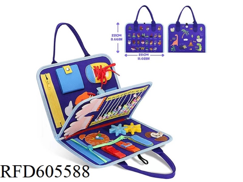 MONTOESSORI QUIET BOOK EARLY COGNITIVE LEARNING FELT BOARD