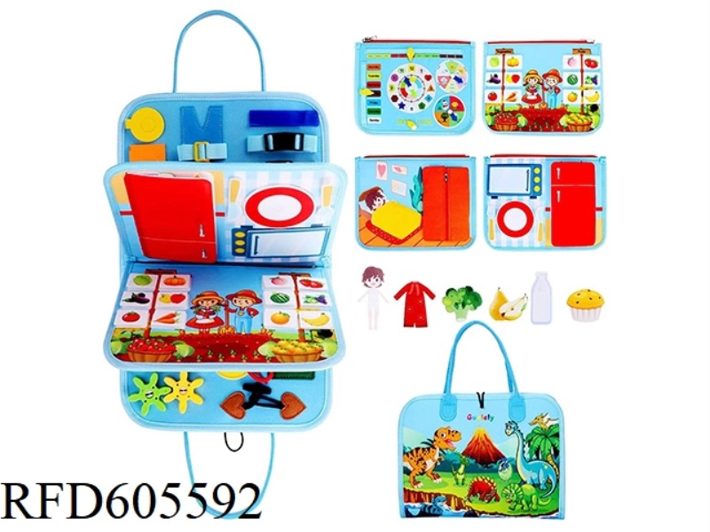 MONTOESSORI QUIET BOOK EARLY LEARNING COGNITIVE LEARNING FELT BOARD (FARM)