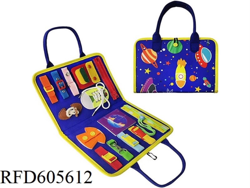 MONTOESSORI EARLY EDUCATION COGNITIVE LEARNING GAME FELT BOARD BUSY BOARD