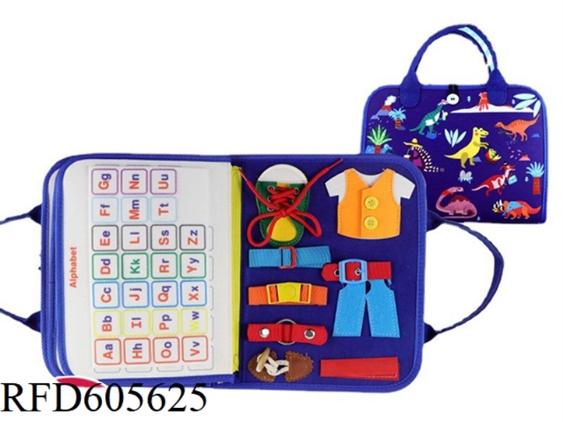 MONTOESSORI EARLY EDUCATION COGNITIVE LEARNING GAME FELT BOARD BUSY BOARD