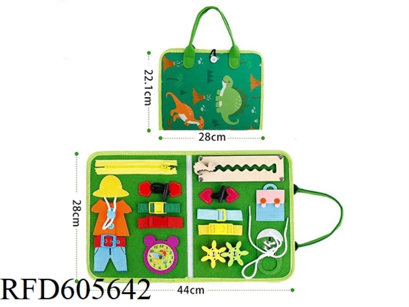MONTOESSORI EARLY EDUCATION COGNITIVE LEARNING GAME FELT BOARD BUSY BOARD