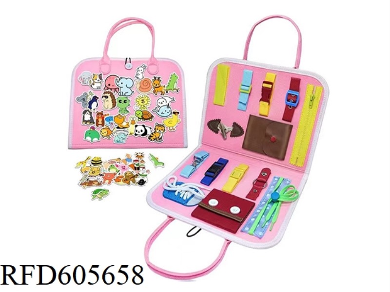MONTOESSORI EARLY EDUCATION COGNITIVE LEARNING GAME FELT BOARD BUSY BOARD