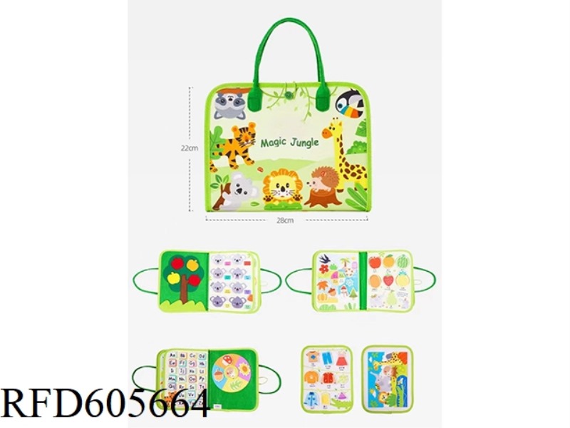 MONTOESSORI EARLY EDUCATION COGNITIVE LEARNING GAME FELT BOARD BUSY BOARD