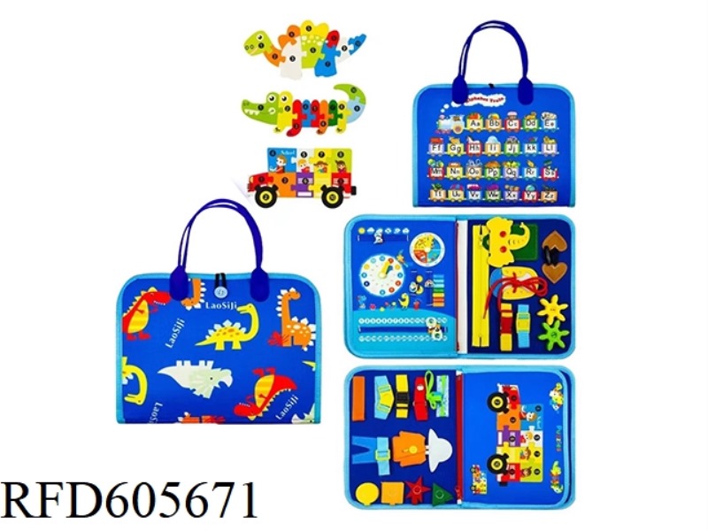 MONTOESSORI EARLY EDUCATION COGNITIVE LEARNING GAME FELT BOARD BUSY BOARD
