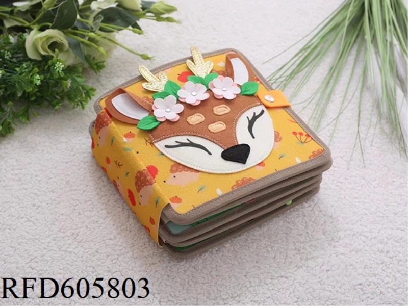 5 PAGES SIKA DEER BUSY BOOK