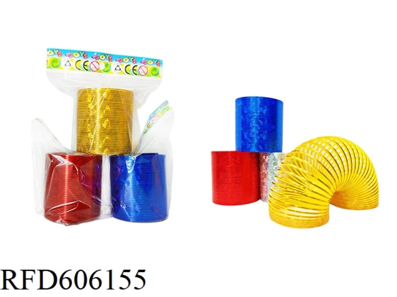FOUR COLOR LASER RAINBOW RING