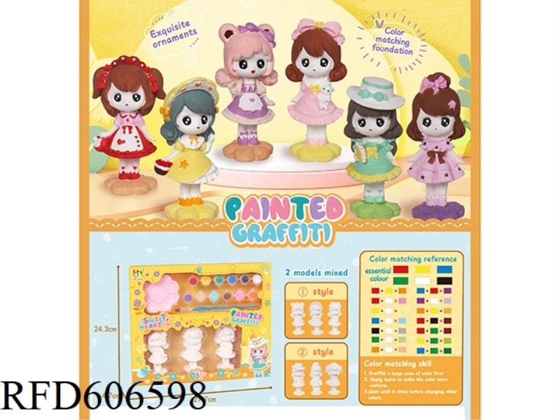 DIY SWEETHEART TIME PAINTED DOLL SERIES (ENGLISH)