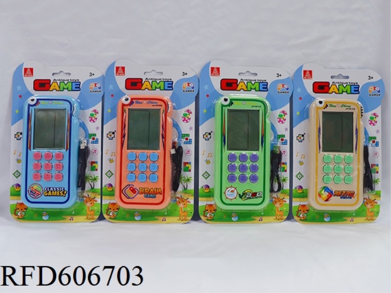 TETRIS CONSOLE WITH USB CHARGING CABLE