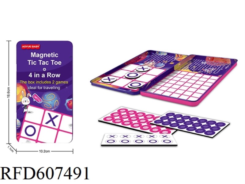 TICK-TAC-TOE MAGNETIC IRON BOX