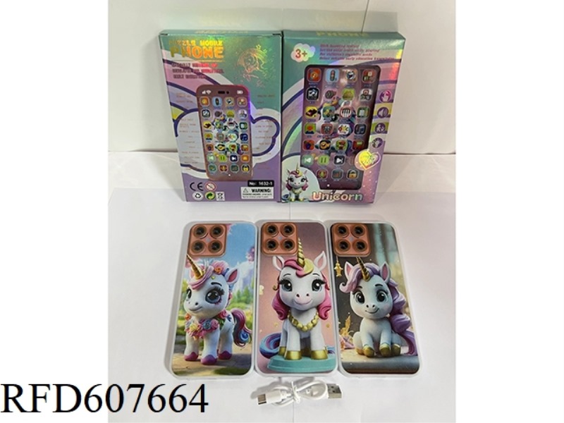 28 KEY UNICORN ENGLISH PUZZLE EARLY EDUCATION LEARNING MACHINE