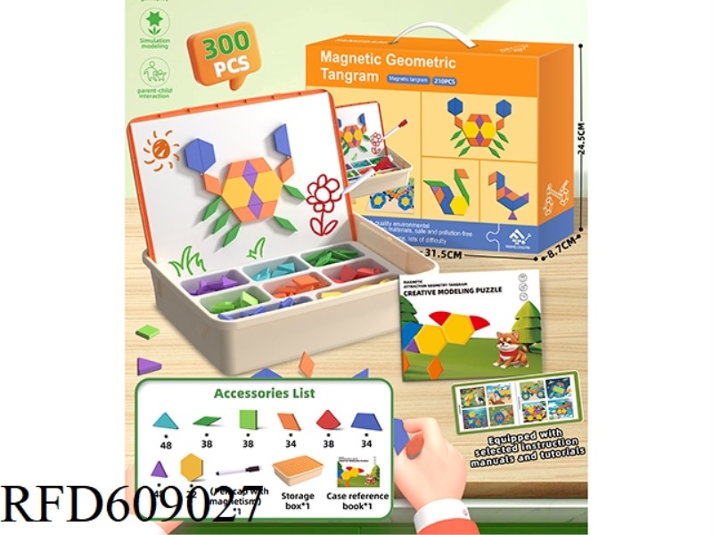 MAGNETIC TANGRAM 300PCS