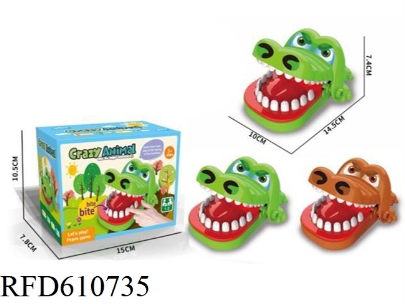 ALLIGATOR BITING FINGER