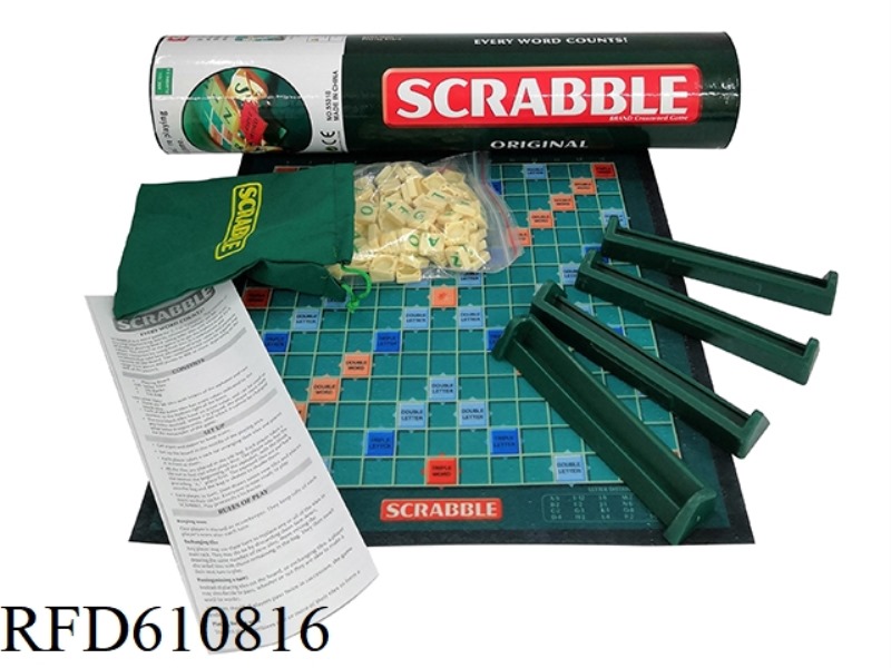 ENGLISH SCRABBLE CYLINDER