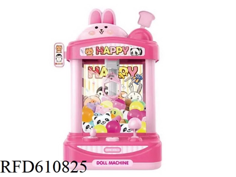 MENGMENG RABBIT CATCHING DOLL MACHINE (RED)