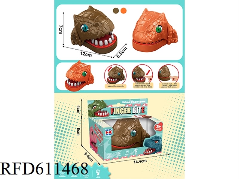 ANKYLOSAURUS GNAWING HAND