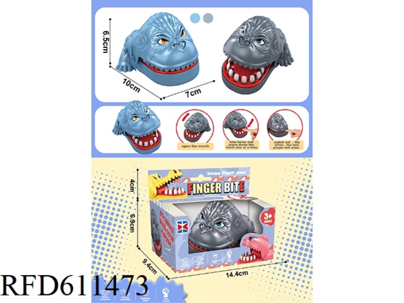 ENGLISH BITING HAND TRUMPET GORILLA