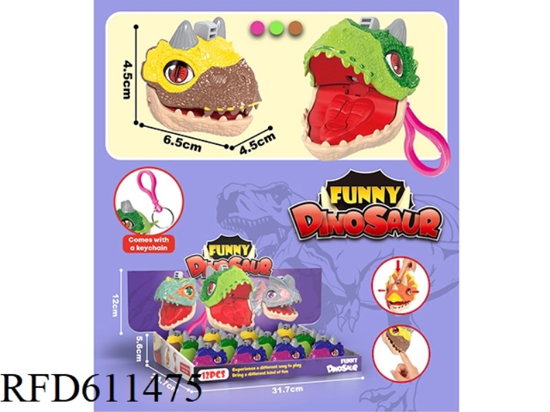 SPRAY PAINT SHOT EYE CLIP FINGER TOROSAURUS WITH PLASTIC BUCKLE 12PCS