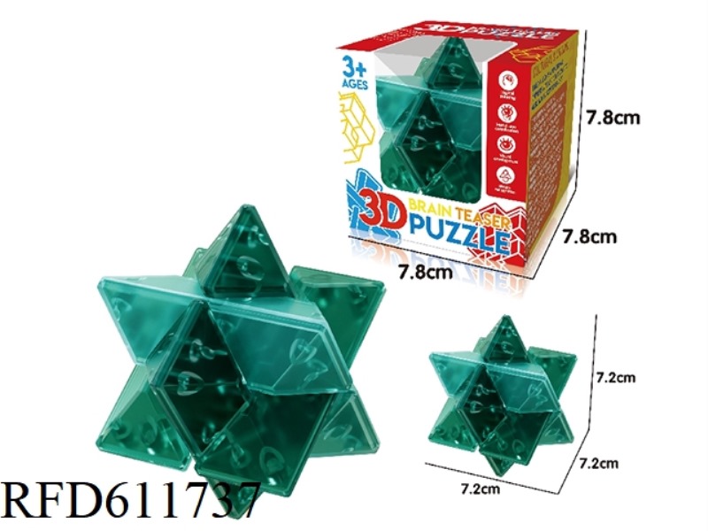 LUBAN LOCK (HEXAGONAL STONE)
