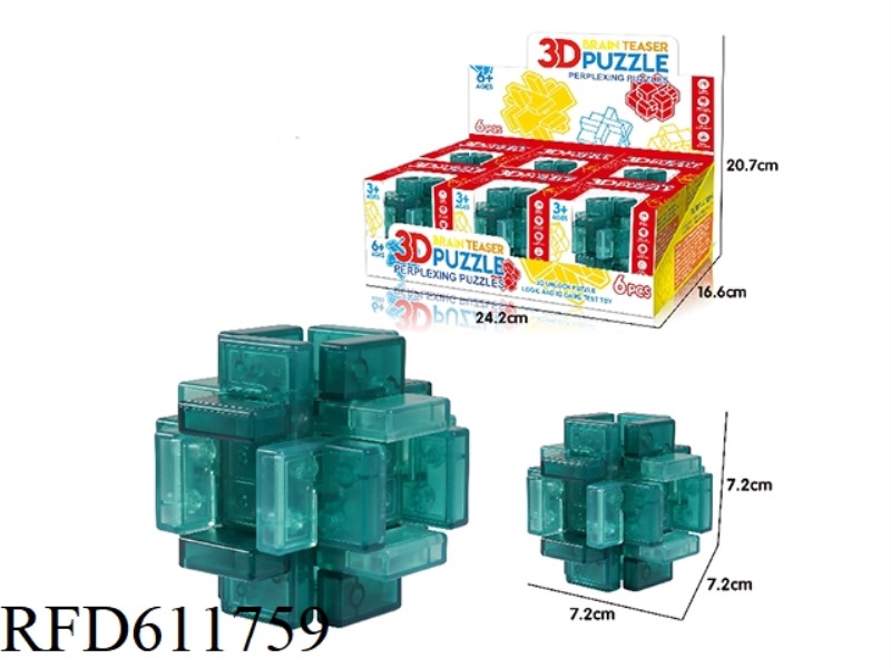 LUBAN LOCK 6PCS (CHINESE CHARACTER LOCK)