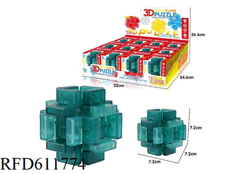 LUBAN LOCK 12PCS (CHINESE CHARACTER LOCK)