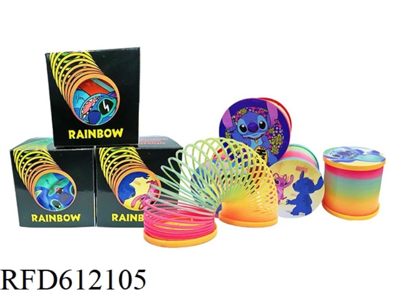 STITCH PATTERN WITH LID RAINBOW CIRCLE