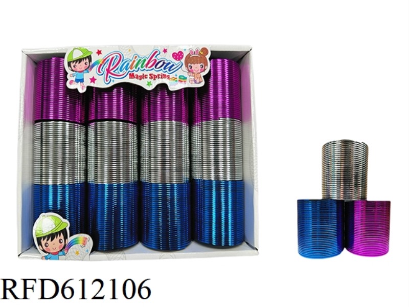 HOT PRINT 3 COLOR RAINBOW RING 12PCS