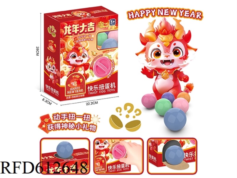 HAPPY EGG TWISTER. - YEAR OF THE DRAGON