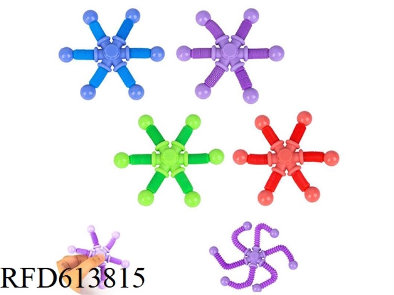 TRANSFORMING GYROSCOPE ROTATING TOY PLASTIC FINGER DECOMPRESSION