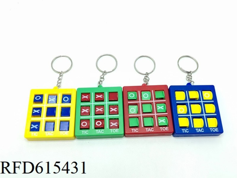 XO TIC-TAC-TOE TRIOS AND FORKS PENDANTS PLASTIC GAME PENDANTS