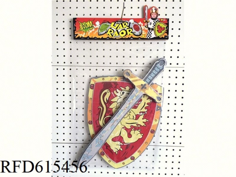 EVA WEAPON SERIES MEDIEVAL WARRIOR SWORD AND SHIELD SET