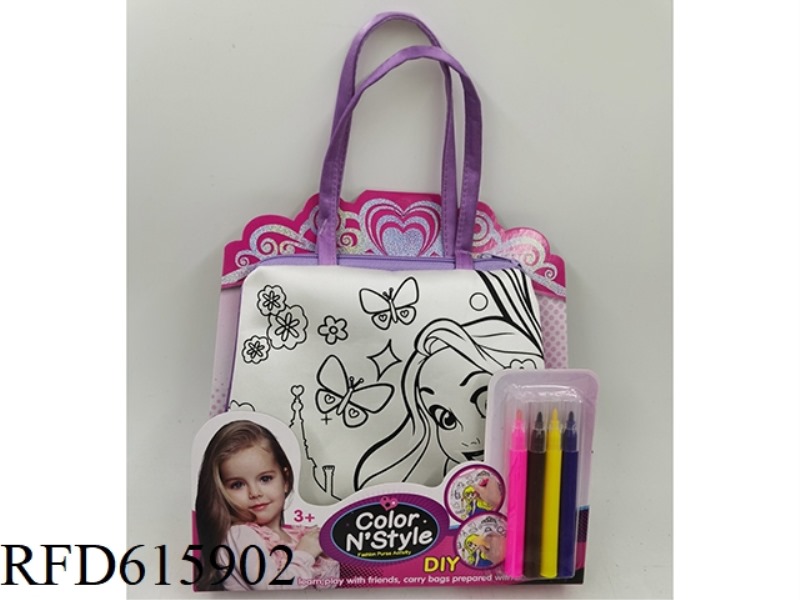 DIY DOODLE JEWELRY BAG