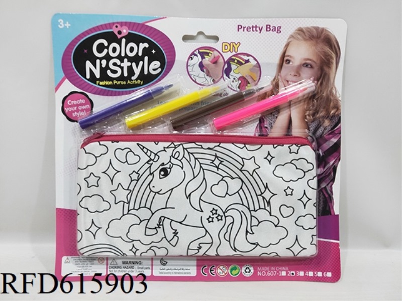 DIY DOODLE JEWELRY BAG