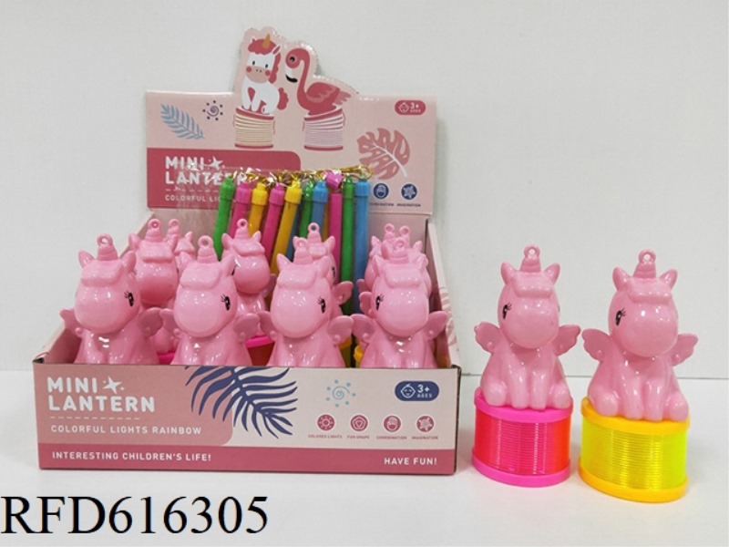 Unicorn lantern rainbow circle 12PCS