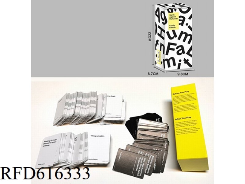 English CardsAgaiustHumauity card game