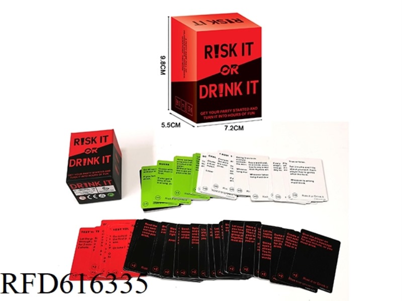 English RISIITORDRINKIT card game