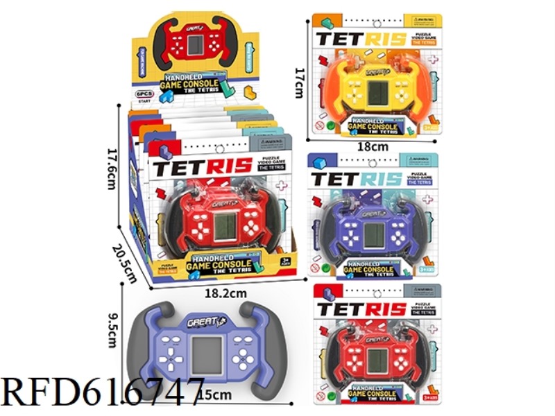 CLASSIC TURNTABLE TETRIS GAME MACHINE 6PCS