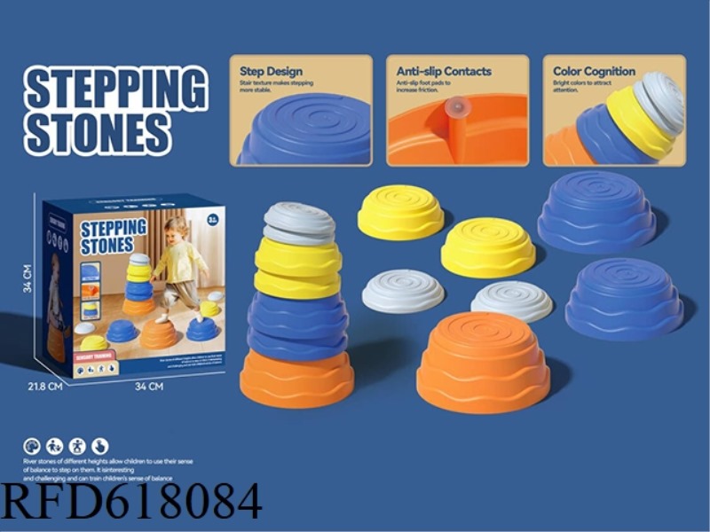 BALANCE TRAINING STONE CROSSING 7-PIECE SET
