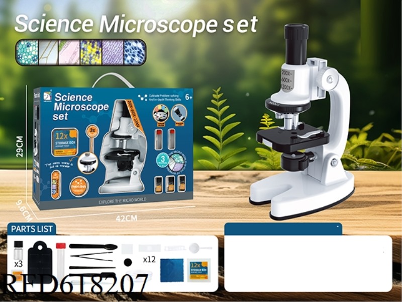 SCIENTIFIC MICROSCOPE SET