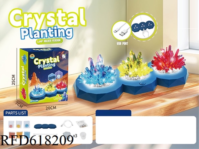 CRYSTAL PLANTING (LAMP HOLDER VERSION)