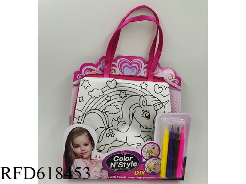 DIY GRAFFITI JEWELRY BAG