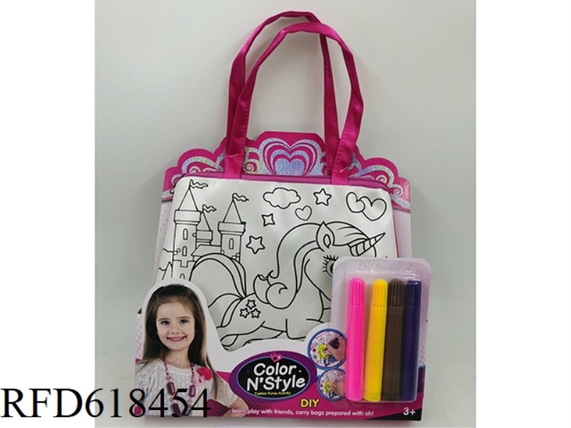 DIY GRAFFITI JEWELRY BAG