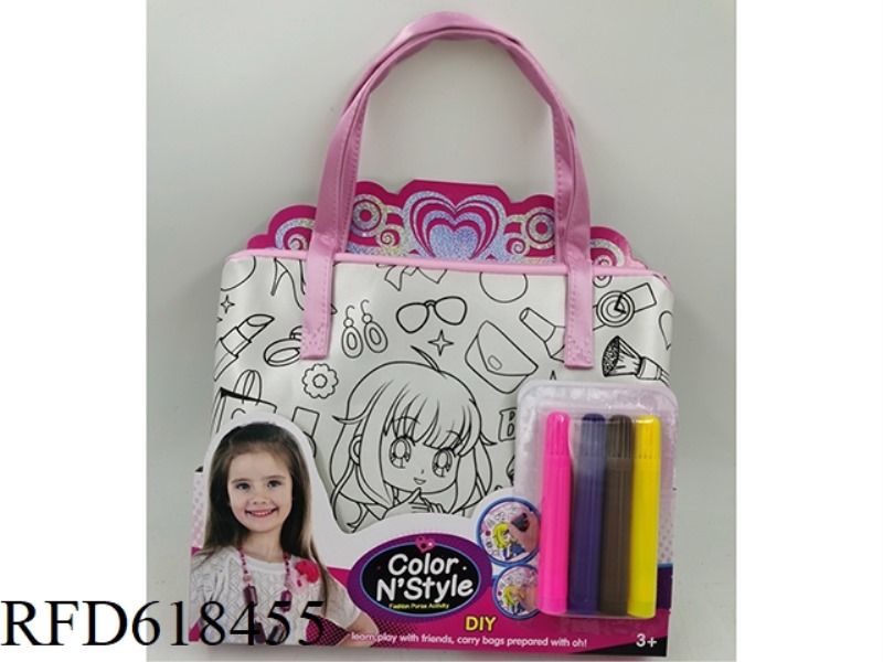 DIY GRAFFITI JEWELRY BAG