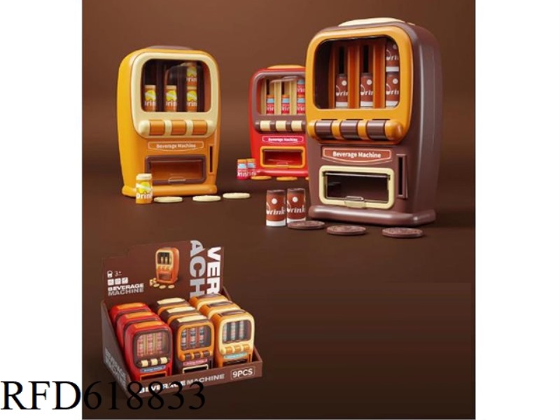 BEVERAGE VENDING MACHINE 9 PCS