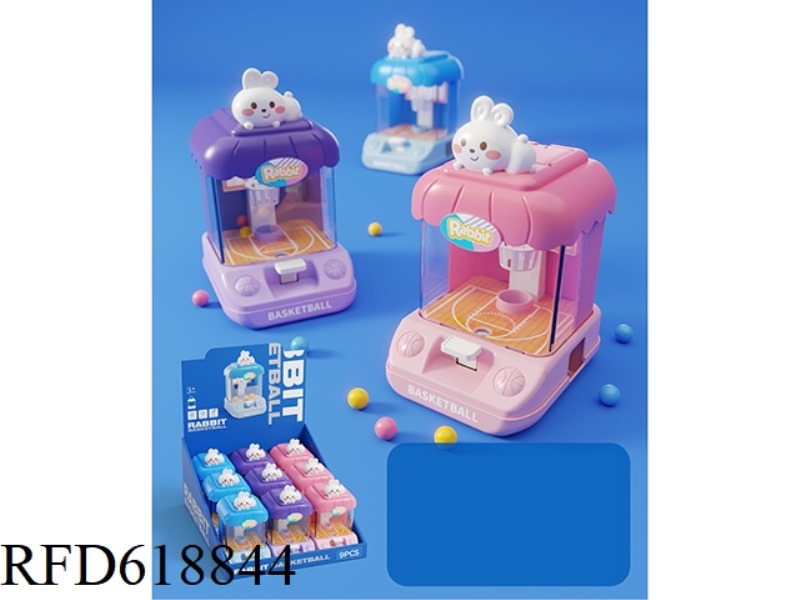 CUTE RABBIT SHOOTING MACHINE 9PCS