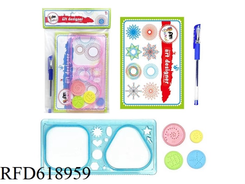 SPECIAL-SHAPED FLOWER RULER 14 PIECES
