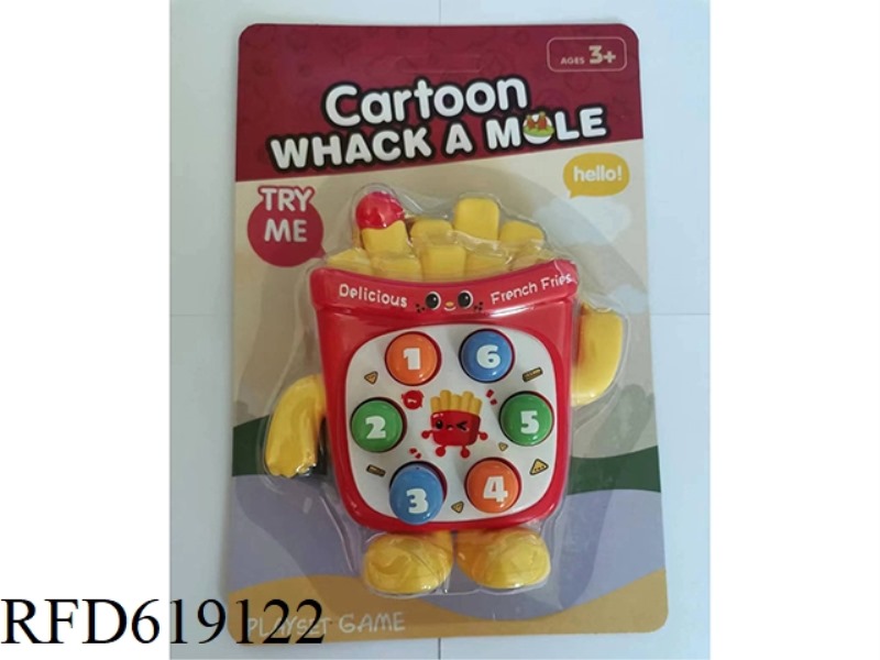 FRENCH FRIES HAPPY WHISTLE WHACK A HAMSTER