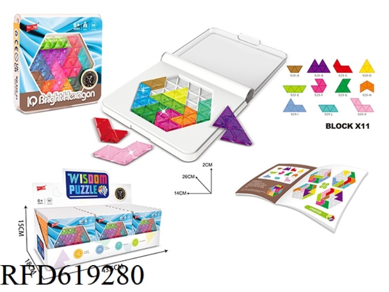 PUZZLE PUZZLE (HEXAGON) 24PCS