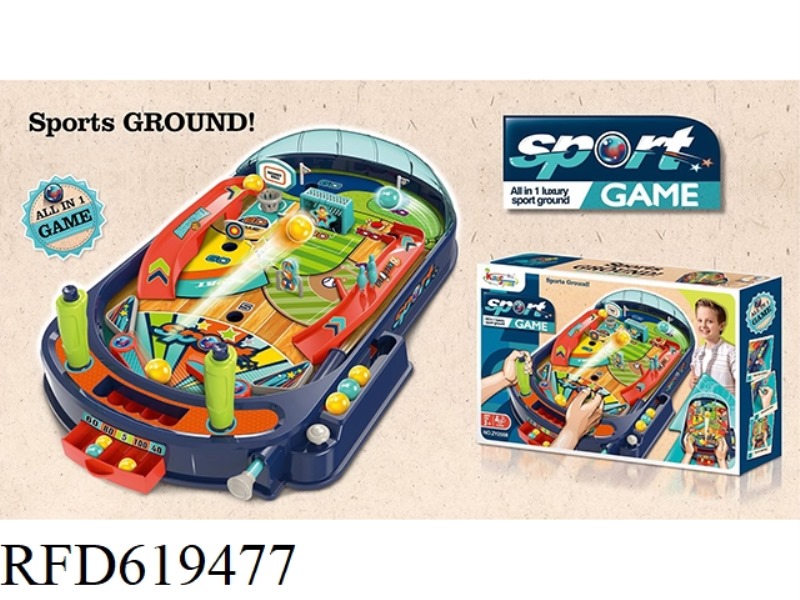 MOVING FIELD PINBALL TABLE