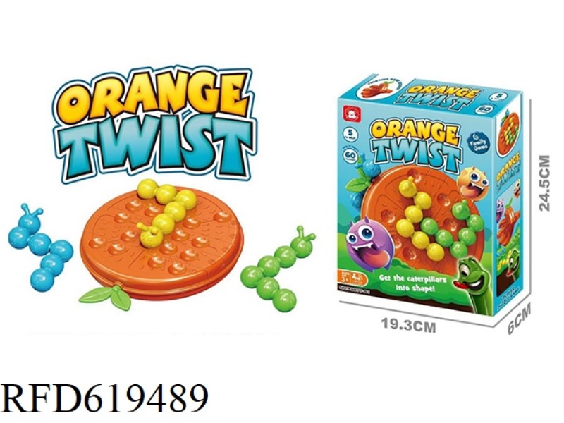 THE WORM EATS ORANGE GAME (ENGLISH)